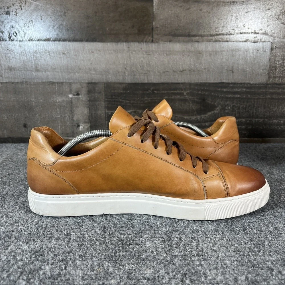 Magnanni Cuervo II Leather Sneakers Cuero Men's US 14 Reg Price $395